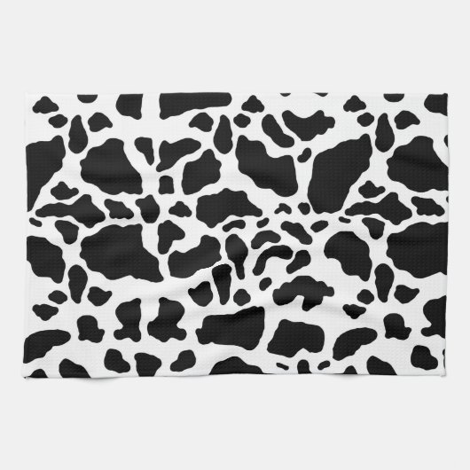 Schwarzweißdruck Geschirrtuch (Horizontal)