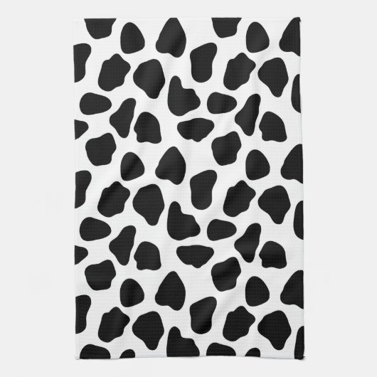 Schwarzweißdruck Geschirrtuch (Vertikal)