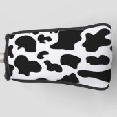Schwarzweißdruck Golf Headcover (Vorderseite)
