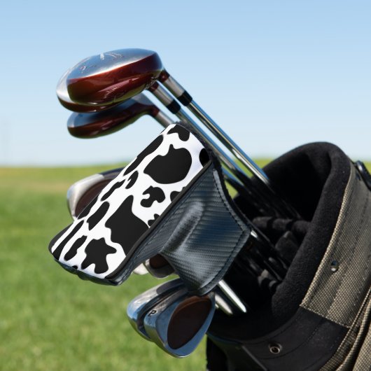 Schwarzweißdruck Golf Headcover (In Situ)