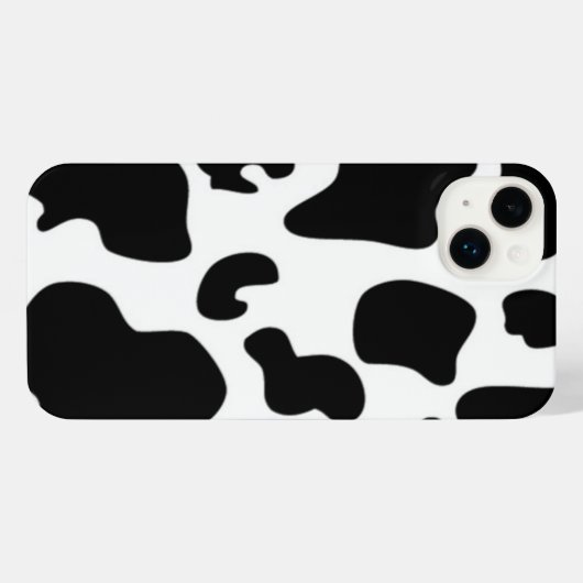 Schwarzweißdruck iPhone Hülle (Rückseite (Horizontal))