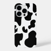 Schwarzweißdruck iPhone Hülle (Rückseite)