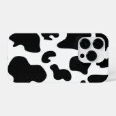 Schwarzweißdruck iPhone Hülle (Rückseite (Horizontal))