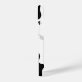 Schwarzweißdruck iPhone Hülle (Linke Seite)