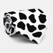 Schwarzweißdruck Krawatte (Gerollt)