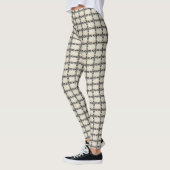 Schwarzweißdruck Leggings (Links)