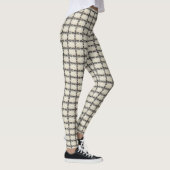 Schwarzweißdruck Leggings (Rechts)