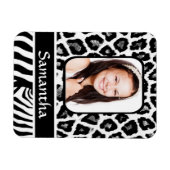 Schwarzweißdruck Magnet (Horizontal)