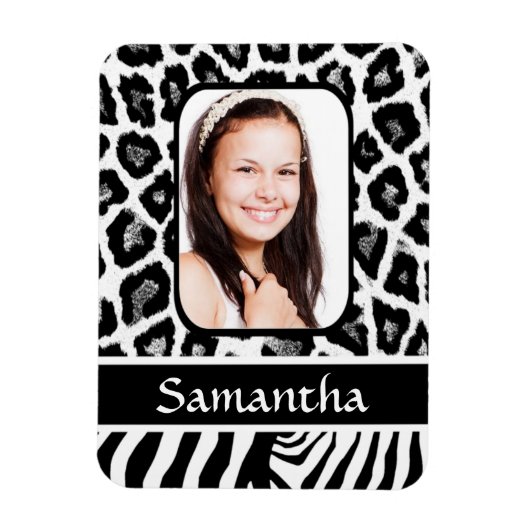 Schwarzweißdruck Magnet (Vertikal)