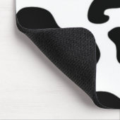 Schwarzweißdruck Mousepad (Ecke)