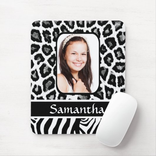 Schwarzweißdruck Mousepad (Mit Mouse)