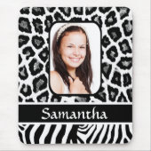 Schwarzweißdruck Mousepad (Vorne)