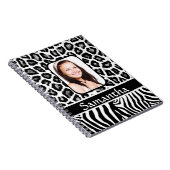 Schwarzweißdruck Notizblock (Rechte Seite)