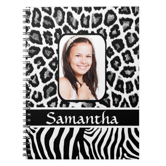 Schwarzweißdruck Notizblock (Vorderseite)