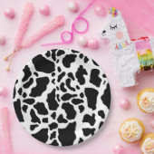 Schwarzweißdruck Pappteller (Party)