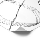 Schwarzweißdruck Poster (Ecke)