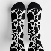 Schwarzweißdruck Socken (Oben)