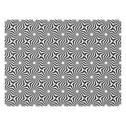 Schwarzweißdruck Tischdecke (Vorderseite (Horizontal))