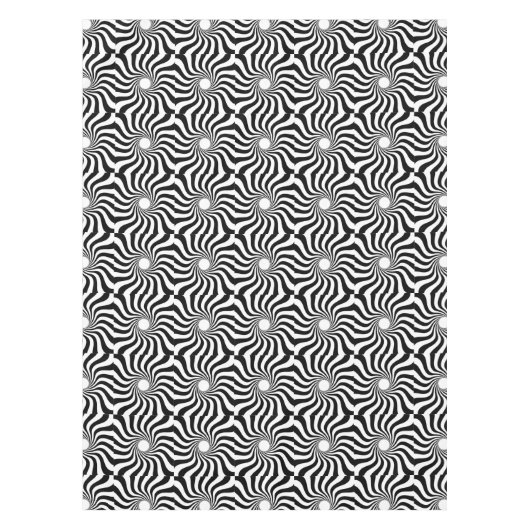 Schwarzweißdruck Tischdecke (Vorderseite)