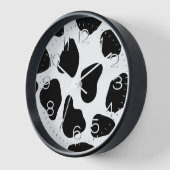 Schwarzweißdruck Uhr (Winkel)