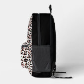 Schwarzweißdruck und Weißleopard Bedruckter Rucksack (Rechts)