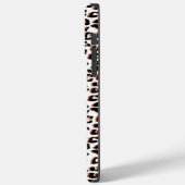 Schwarzweißdruck und Weißleopard Case-Mate iPhone Hülle (Rückseite / Links)