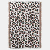 Schwarzweißdruck und Weißleopard Decke (Vorderseite Vertikal)