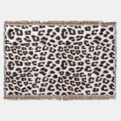Schwarzweißdruck und Weißleopard Decke (Vorderseite)