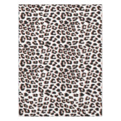 Schwarzweißdruck und Weißleopard Tischdecke (Vorderseite)