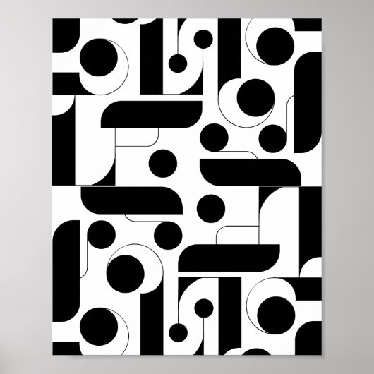 Schwarzweißdruck, Werteplakatpapier (Matte) Poster (Vorne)