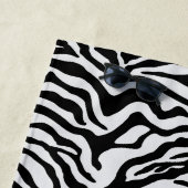 Schwarzweißdruck Zebra Strandtuch (Beispiel)