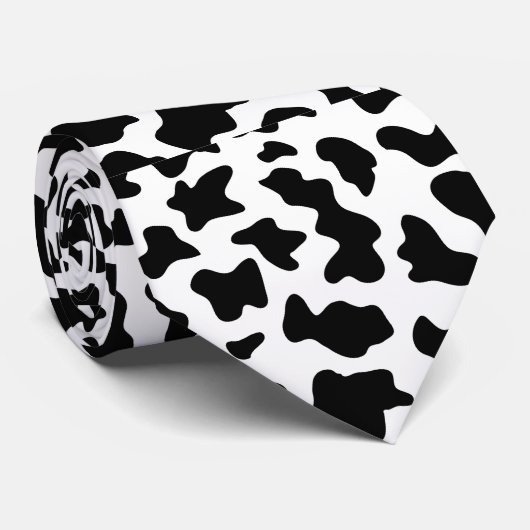 Schwarzweißdrucke Krawatte (Gerollt)