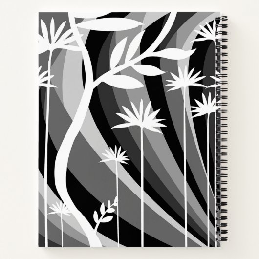 Schwarzweißdrucke Notizblock (Rückseite)