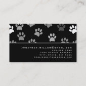 Schwarzweißdrucke Visitenkarte (Rückseite)