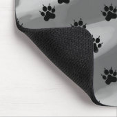 Schwarzweißdruckmuster Mousepad (Ecke)