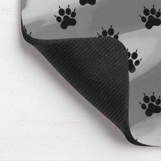 Schwarzweißdruckmuster Mousepad (Ecke)