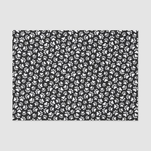 Schwarzweißdruckmuster Seidenpapier (Vorderseite)