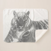 Schwarzweißer Tiger Sherpadecke (Vorderseite (Horizontal))
