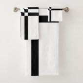 Schwarzweißfantasie Badhandtuch Set (Insitu)