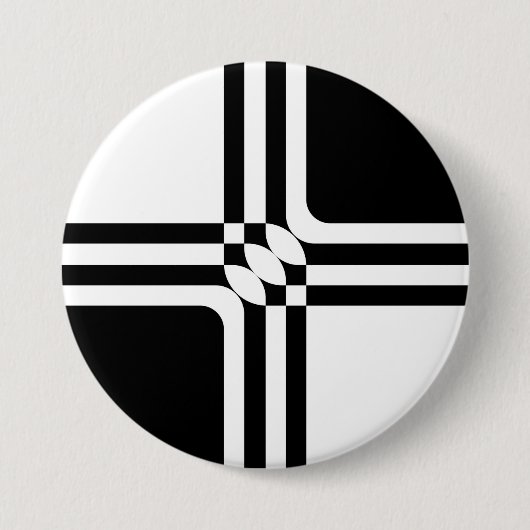 Schwarzweißfantasie Button (Vorderseite)