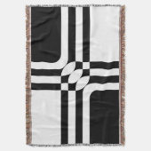 Schwarzweißfantasie Decke (Vorderseite Vertikal)