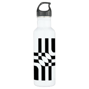Schwarzweißfantasie Edelstahlflasche