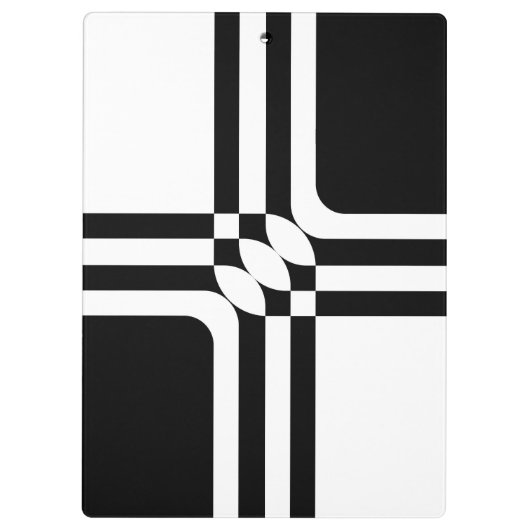 Schwarzweißfantasie Klemmbrett (Rückseite)