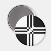 Schwarzweißfantasie Magnet (Vorderseite/Rückseite)