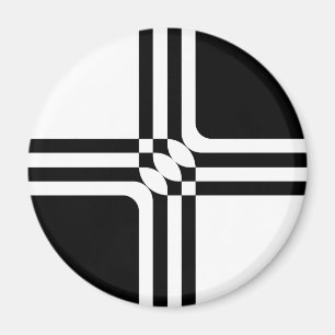 Schwarzweißfantasie Magnet