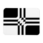 Schwarzweißfantasie Magnet (Horizontal)