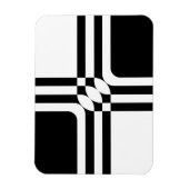 Schwarzweißfantasie Magnet (Vertikal)