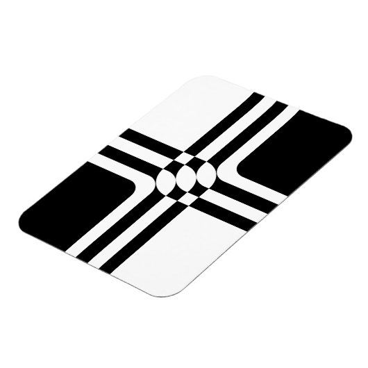 Schwarzweißfantasie Magnet (Linke Seite)