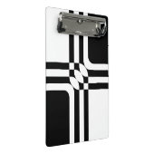 Schwarzweißfantasie Mini Klemmbrett (Schrägansicht)