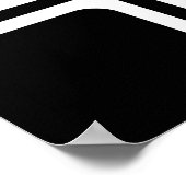 Schwarzweißfantasie Poster (Ecke)